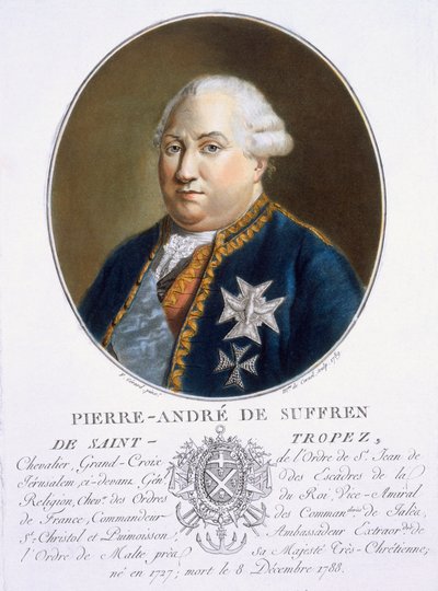 Pierre-Andre de Suffren de St Tropez, uit 